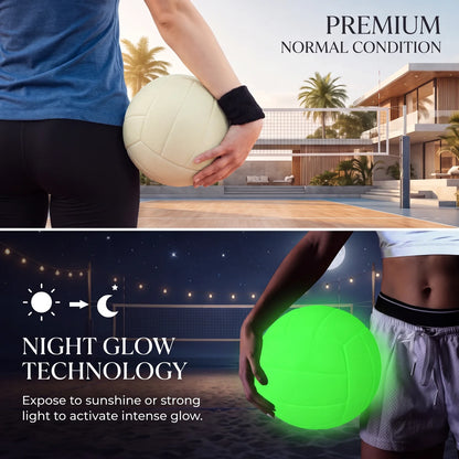 AFTERGLOW Glow-in-the-Dark Volleyball